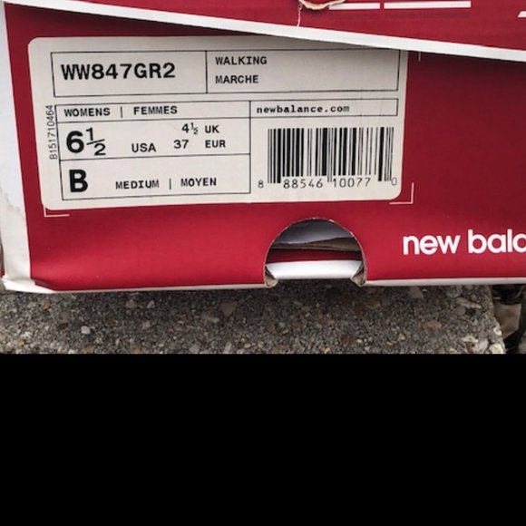 NEW BALANCE 847 V2 WOMENS WALKING SHOES GRAY PINK WW847GR2 SIZE 6-1/2M - Picture 12 of 14